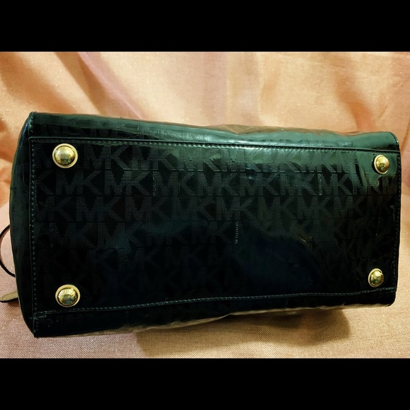 MICHAEL KORS GRAYSON SATCHEL BLACK 👜💥✨🌸 - Picture 4 of 6